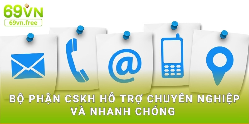 Bộ phận CSKH hỗ trợ chuyên nghiệp và nhanh chóng